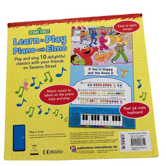 Sesame Street: Learn to Play Piano with Elmo, Tes - Picture 2 of 2
